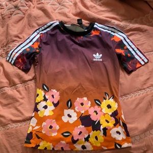 Adidas flower shirt